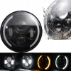 REFLEKTOR LED LAMPA predná 7 PALCOV MOTOCYKLOVÁ UNIVERZÁLNA AUTOMOBILOVÁ