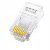 KONCOVKA KONCOVKY 50x ZÁSTRČKA KONEKTORA RJ45 RJ 45 RJ-45