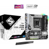 ASRock B760M STEEL LEGEND WIFI / Intel B760 / LGA1700 / 4x DDR5 / 3x M.2 / HDMI / DP / USB-C / WiFi / mATX