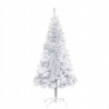 Umelý vianočný stromček + striebro LED stojan 150 cm (Umelý vianočný stromček + striebro LED stojan 150 cm)