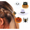 SADA 5 HALLOWEENSKYCH SPONIEK DO VLASOV - RÔZNE SPONKY NA HALLOWEEN