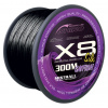 Pletená Šnúra Mistrall Shiro Catfish X8 Black 300m 0,70mm/76,8kg