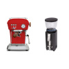 Ascaso Dream PID, Love Red + ECM C-Manuale 54, anthracite