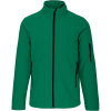 Kariban Bunda Kariban K401, softshellová, pánská COT20K40152002-kelly green M Zelená kelly