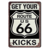Route 66 plechová ceduľa retro plagát # 2,84 (Route 66 plechová ceduľa retro plagát # 2,84)