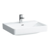 LAUFEN Pro S závesné umývadlo s otvorom, s prepadom, 600 x 465 mm, biela, H8109630001041