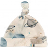 BABY 01087 Detská čiapka Smurfette Cosmos ecru 3-6m