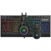 Klávesnica s myšou Marvo CM305, CZ/SK + headset (CM305 CZ/SK) čierna