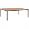 Záhradný stôl, stolík - Garden Table, Gray, 200x150x74 cm, Rattan PE I (Garden Table, Gray, 200x150x74 cm, Rattan PE I)