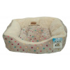 Pelech s bodkami Extra soft Bed M 75cm sivá šedá M 75cm