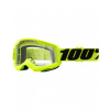 100% Strata 2 fluo JUNIOR yellow s čírym sklom