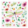 Obrúsky TaT 33x33cm Pastel Dragonfly