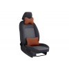 Pok-Ter Candy Comfort – set vankúš pod krk a bedrová opierka do auta (hnedý)