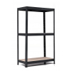 Policový regál Trestles RH 1500x900x600, nosnosť 1050 kg, 3 police Farba: čierna, Typ police: drevená DTD 8 mm