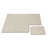 Rialto Baby Hracia podložka puzzle s okrajom Light Beige 92 x 92 cm