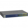 NETGEAR GS516UP Nespravované Gigabit Ethernet (10/100/1000) Podpora napájania cez Ethernet (PoE) Šedá (GS516UP-100EUS)