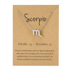 Girly Strieborný náhrdelník Zodiac Znamenia: Škorpión