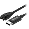 AlzaPower USB-C nabíjací a dátový kábel pre Garmin Fenix, Vívoactive, Venu, Forerunner – 1 m APW-SWCHGAR5C