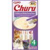 INABA Cat Churu Pyré kura s krevetami 4 x 14 g