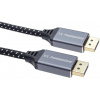 PremiumCord DisplayPort 1.4 prípojný kábel, kovové a pozlátené konektory, 1,5m kport10-015 kport10-015