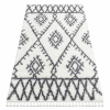 Eoshop Koberec UNION 3481 Cikcak krémovo šedá - střapce, Maroko Shaggy (Velikost: 140x190 cm)