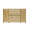 Komoda – KOM50 Farba: Dub, Hĺbka: 47 cm
