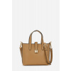 KABELKA KARL LAGERFELD K/AUTOGRAPH PADLOCK MINI TOTE CARAMEL