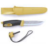 Vega Morakniv 13573 Companion Spark Yellow vonkajší nôž 10,4 cm, žlto-čierna, TPE, puzdro, s kresadlom