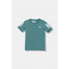 Detské tričko adidas Performance tyrkysová farba, vzorované, JX8206 152