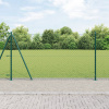 VidaXL Plot z reťazovej siete s 13 stĺpikmi flanged 1.2x25 m so st