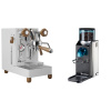 Lelit MaraX3 PL62X3, white + Rancilio Rocky Doserless