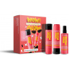Matrix Glow Mania šampon pro barvené vlasy 300 ml + Matrix Glow Mania kondicionér pro barvené vlasy 300 ml + Matrix Glow Mania bezoplachový kondicionér pro barvené vlasy 250 ml
