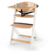 Kinderkraft Stolička jedálenská Enock White wooden