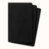 Moleskine Zošity Cahier A5 štvorčekový 3 ks čierne