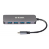 D-Link DUB-2340 USB-C to 4-Port USB 3.0 Hub