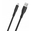Kábel Borofone USB - microUSB typ B 1 m čierny