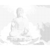 ZUTY Bodkovanie - BUDDHA V LOTOSE A ZELENÉ POZADIE Rámovanie: bez rámu a bez vypnutia plátna, Rozmer: 80x100 cm