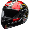 Prilba na motorku BELL SRT Isle of Man black/red - XL (61/62)