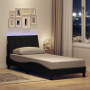 Rám postele bez matrací černá 90x200 cm textil Černý 3310435