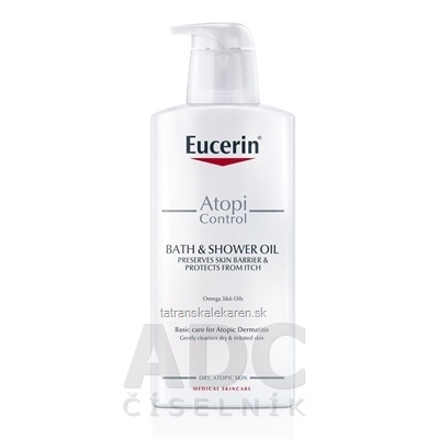 Eucerin AtopiControl Sprchový olej pre suchú pleť 1x400 ml