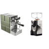Stone Espresso Mine Green + Eureka Mignon Perfetto, NX black