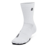 Under Armour Curry ArmourDry Playmaker Mid-Crew Socks Adults White/Black L