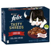 FELIX TASTY SHREDS Multipack 12x80g hovädzie/ kura/ kačica/ morka v šťave (FELIX TASTY SHREDS Multipack 12x80g hovädzie/ kura/ kačica/ morka v šťave)