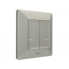 VALENA LIFE s NETATMO bezdrôtový spínač 2-násobný 752387, hliníkový