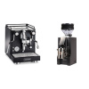 La Pavoni Cellini Classic, black + Eureka Mignon Zero, CR black