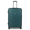 Veľký cestovný kufor na kolieskach s expandérom 100 l Worldline 805 zelená