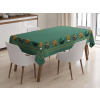 XPOSE® Obdĺžnikový obrus OZDOBY - zelený 120x140 cm,