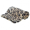 Plyšová deka LEO, vhodná pro alergiky, krémový leopard 100x70cm
