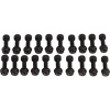 RACE FACE náhradní díl PEDAL PIN KIT, CHESTER, PIN/NUT, 20 SETS