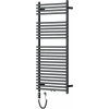 Mexen Sol, elektrické vykurovacie teleso 1200x500 mm + vykurovacia tyč 600 W, antracitová, W125-1200-500-2600-66